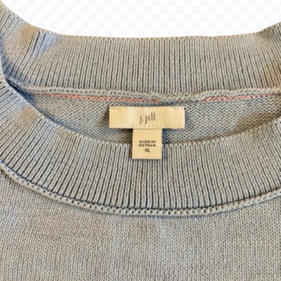 J.Jill * Light Blue Crew Neck Sweater * Size XL - Picture 2 of 10
